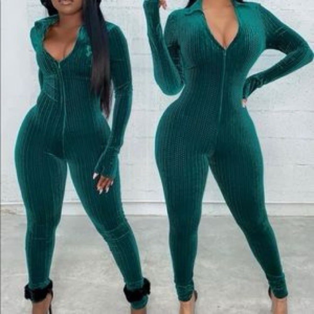 Diamond Green Jumpsuit